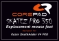 Preview: X-RAYPAD Jade Obsidian Mouse Skates Tiger EspTiger Ice Arc Corepad Skatez PRO Razer DeathAdder V4 DA4 DA 4